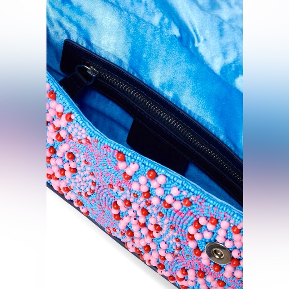 🌺🎉HP🎉🌺 NWOT Staud Tommy Beaded Shoulder Bag Multi Whirlpool 🌟RARE FIND🌟 - Picture 13 of 15
